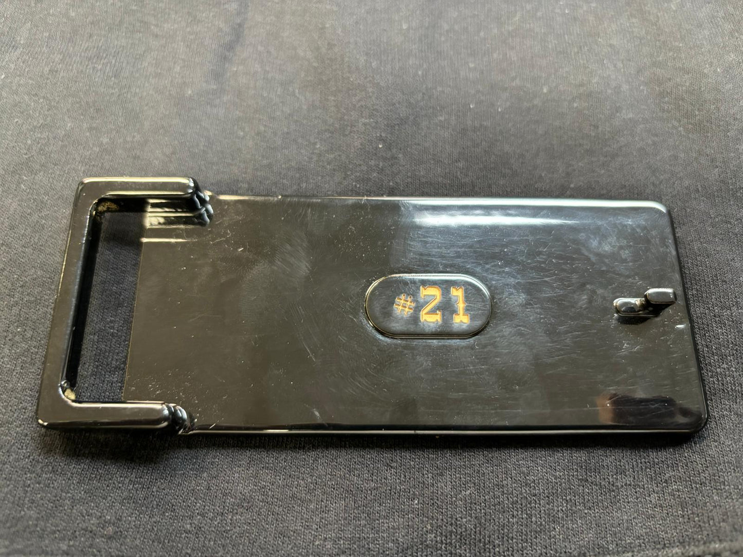 Limited Edition Black and Gold Support Haney Belt Buckle