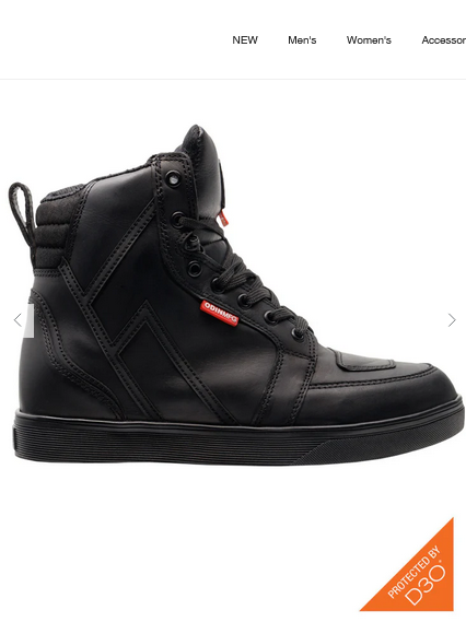 Apex D3O Waterproof Motorcycle Shoes Odin MFG