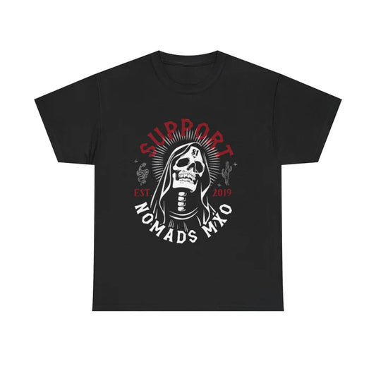 Support 81 Mexico Nomads Heavy Cotton Tee - Skull Design