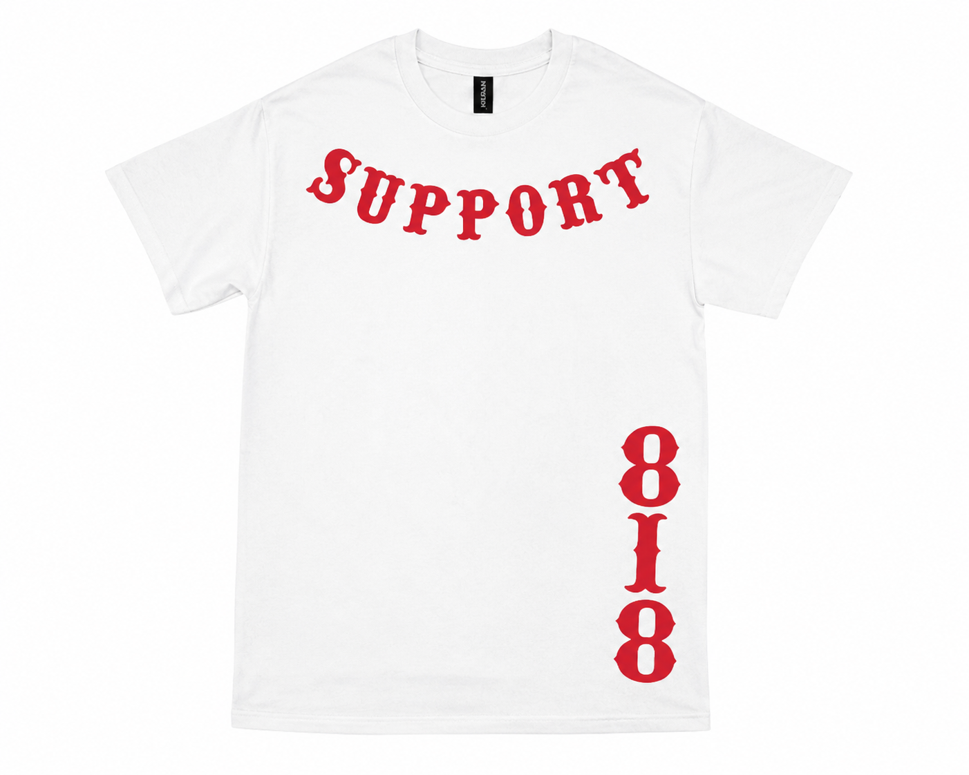 818 Hells Angels Haney Support 81 White T-Shirt
