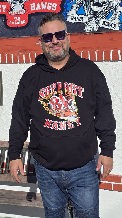 Haney Support 81 Skull Hoodie