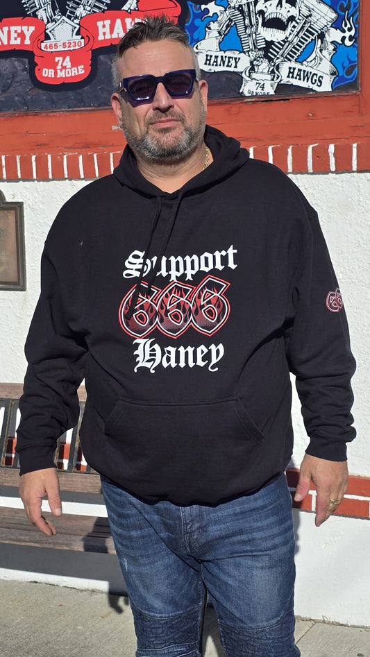 Haney Support 666 Hoodie