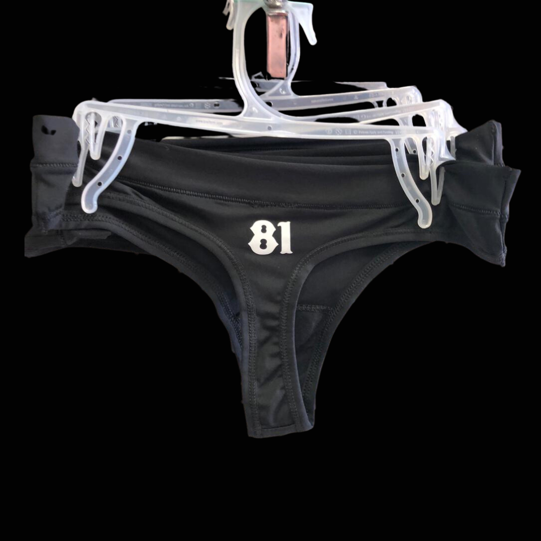 Haney Support 81 Slippery When Wet G-String Red