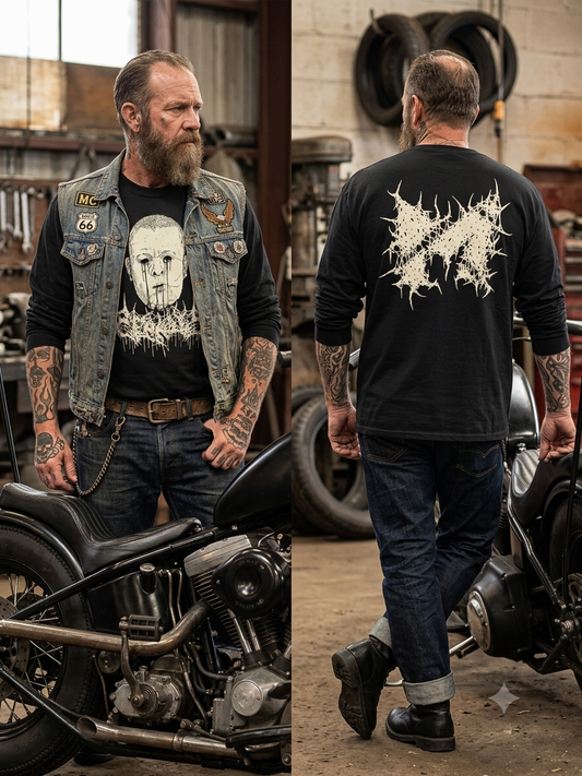 Official Merkules Metal Tees Long Sleeve