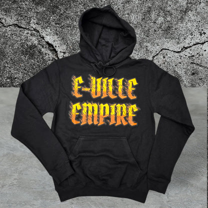 Stacked Flame hoodie - e-Ville Empire
