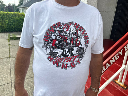 Haney Support 81 – Never Say Never T-Shirt White