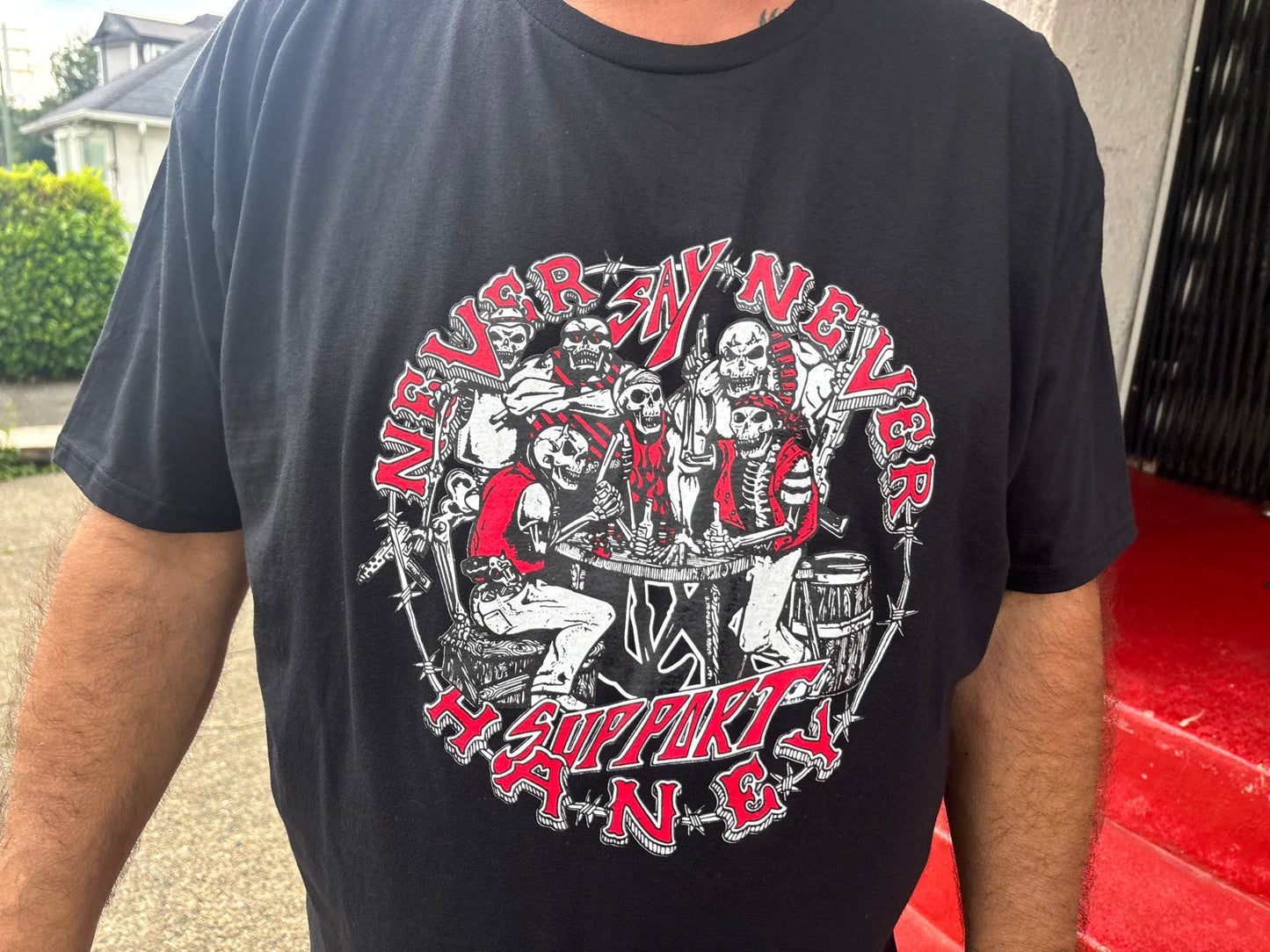 Haney Support 81 – Never Say Never T-Shirt Black