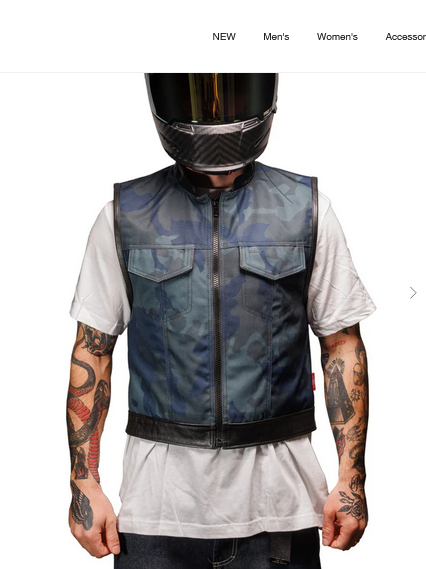 Steadfast Motorcycle Vest - Stealth Camo ODIN MFG