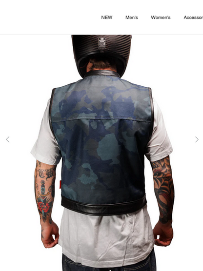 Steadfast Motorcycle Vest - Stealth Camo ODIN MFG