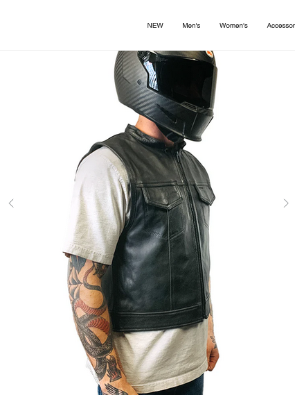 Steadfast Motorcycle Vest - Leather ODIN MFG