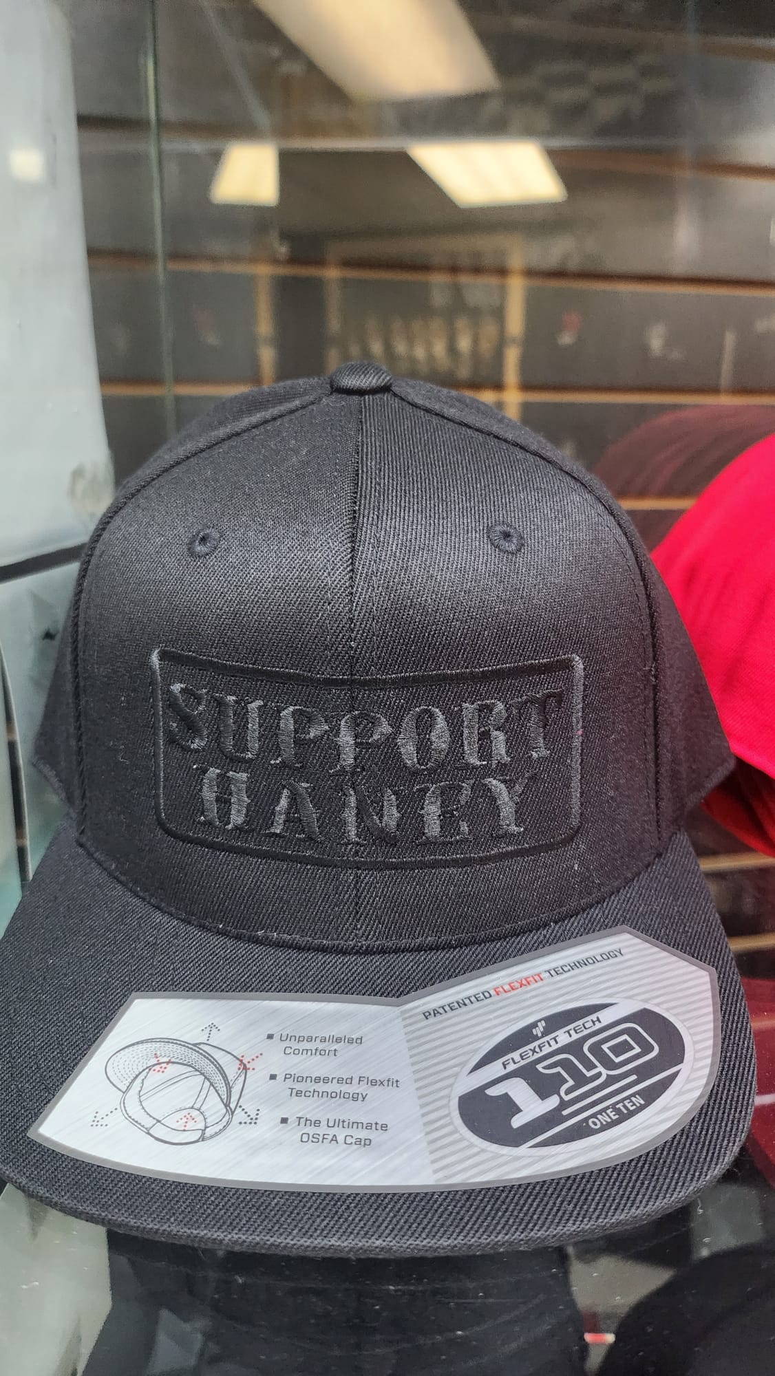 Haney 81 Supporter Black on Black Ball Cap