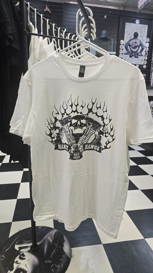 Haney Hawgs Shirt White