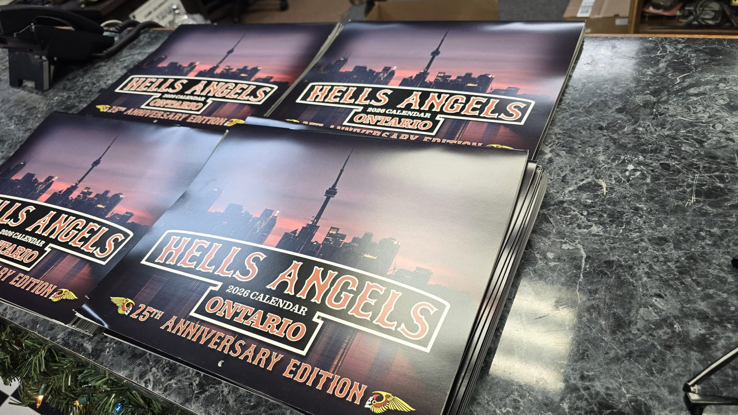 2026 Ontario Hells Angels Motorcycle Club Calendar