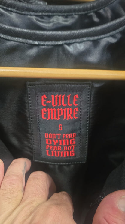 Don't Fear Dying Fear Not Living Club Style Perforated Vest - e-Ville Empire