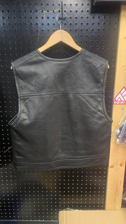 Don't Fear Dying Fear Not Living Club Style Perforated Vest - e-Ville Empire