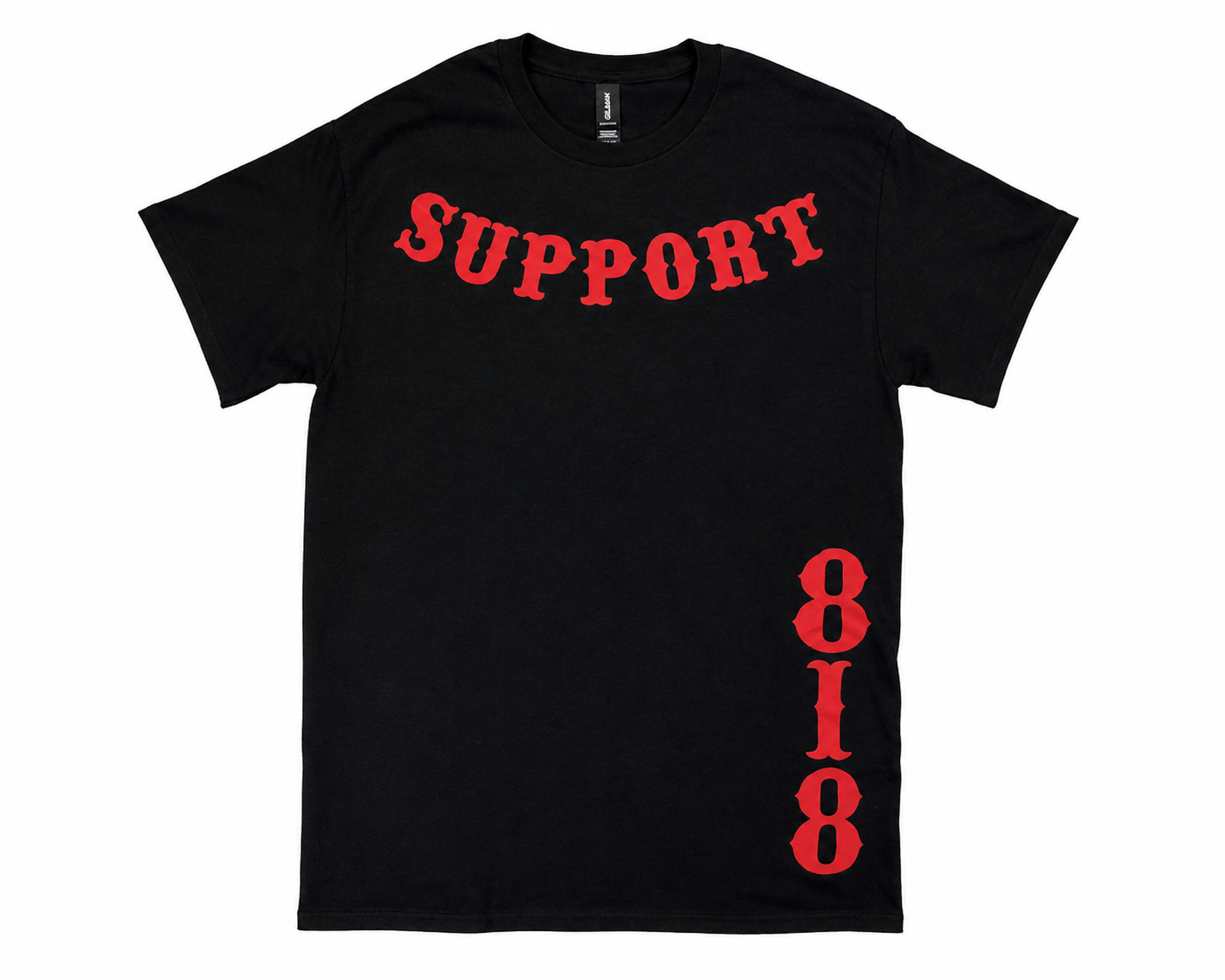 818 Hells Angels Haney Support 81 Black T-Shirt